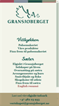 Mobile Screenshot of gransjoberget.no